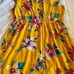 Yellow Floral Dress